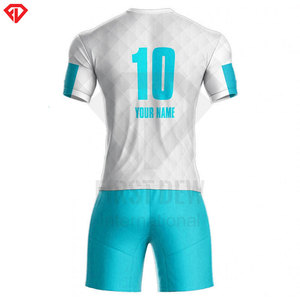 Nouveaux uniformes de football personnalisés imprimés, 100% coton respirant, logo personnalisé, vêtements de sport de qualité supérieure - Product Image 4