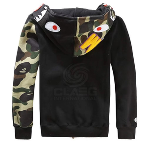 Sweats à capuche avec fermeture éclair complète prix de gros Nouveau design personnalisé de haute qualité Plus Size mode vêtements pour hommes personnalisés sweats à capuche avec fermeture éclair - Product Image 2