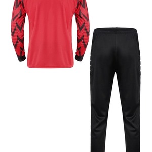 Custom Men's Soccer Team Goalkeeper Uniforms Plus Size Includes Jersey and Shorts with Logo Name Number 100% Polyester - Product Image 4