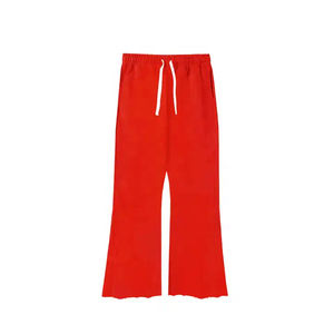Vêtements OEM personnalisés pour hommes Pantalons de survêtement Streetwear Pantalons de survêtement en coton pour hommes Pantalons de jogging évasés avec logo personnalisé - Product Image 6