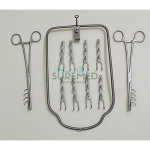 ชุดเครื่องมือผ่าตัดทางสัตวแพทย์สำหรับการผ่าตัดกระเพาะอาหาร - มีดกระเพาะอาหารสแตนเลส ท่อส่องกระเพาะ คีม ตัวดึงเนื้อเยื่อ - Product Image 5