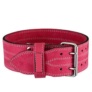 เข็มขัดยกน้ำหนักหนังวัวคุณภาพสูงสำหรับผู้ชาย พร้อมหัวเข็มขัดกันลื่น ช่วยพยุงหลังสำหรับออกกำลังกาย - Product Image 1