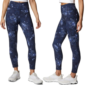Leggings de yoga élégants et ajustés pour femmes avec impression par sublimation Pantalon à taille élastique-Motif solide - Product Image 5
