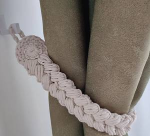 Sujetadores de Cortinas con Diseño Trenzado para Decoración del Hogar Estilo Bohemio, Idea de Regalo para el Hogar, Decoración Rústica para Ventanas - Product Image 4