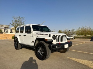 รถจี๊ป Wrangler รถ SUV อัตโนมัติสีขาว2021มือสองพร้อมเบาะหนัง AWD ยาง R20กันแดดควบคุมความเร็วได้ - Product Image 4