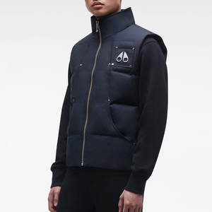 Gilet matelassé classique pour hommes, veste chaude à bulles, service OEM, LOGO personnalisé, vestes sans manches pour hommes - Product Image 4