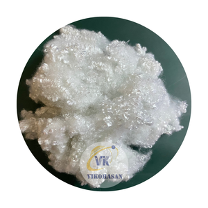 Meilleur prix Vikohasan matériau de remplissage de filature en fibre de polyester blanc 4D HCS recyclé certifié OEKO-TEX du fabricant - Product Image 3