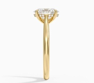 Anillo de Compromiso con Diamante de Corte Ovalado, Clásico para Mujer, Diamantes Cultivados en Laboratorio - Product Image 5