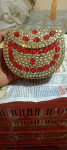 Handmade Mini <b>Mirror</b> Clutch Mosaic Silver Metal Bag Woman Unique Clutch Pearl Gold Plated Luxury Women's Wedding Creative Design - Product Image 2