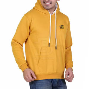 Sudaderas con capucha de gran tamaño para hombre de alta calidad, informales de invierno con capucha, teñidas lisas con patrón sólido, nueva gran oferta, Material de algodón y poliéster - Product Image 1
