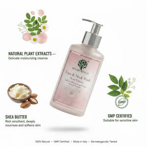 Gel Douche Hydratant Quotidien Doux Formule Naturelle 300ML Visage & Cou Italie RedMoringa OEM Marque Privée - Product Image 3