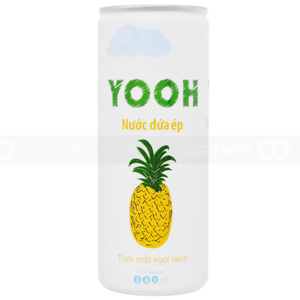 Jugo de piña YOOH Premium 240ml Bebidas enlatadas Grado de exportación Suministro al por mayor de alto volumen - Product Image 1