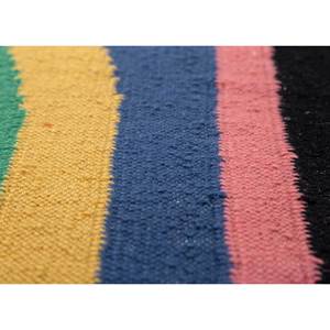 Alfombra de Lana Zen Zest Adwp-13082, Gris y Negra, Tejido Plano, Rectangular de 4m, Estilo Kilim, para el Hogar, Pasillo, Alfombra Abstracta de Yute para el Suelo del Hogar - Product Image 3