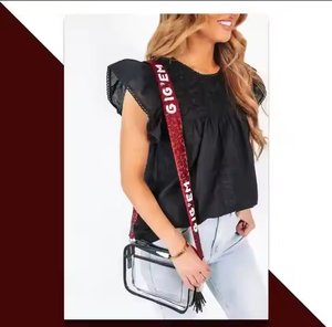 Cinturones de cuentas personalizados bordados para mujeres de gran venta para Collage y colegialas - Product Image 6