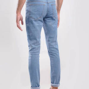 Jeans décontractés respirants pour hommes, faible MOQ, sur mesure, dernier design, 100 % coton lavé, pour la vente en ligne - Product Image 5