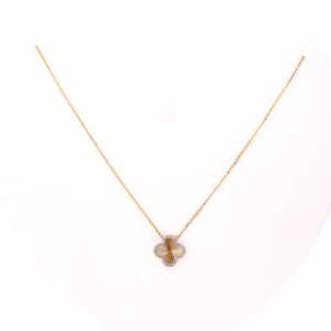 จี้ดอกไม้นำโชคสไตล์คลาสสิกสำหรับผู้หญิงในโอกาสหมั้น - Product Image 6