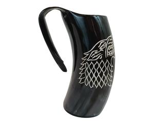 Auténtica Taza Vikinga Ecológica de Cuerno de Búfalo Hecha a Mano, Grado Alimenticio, Estilo Medieval, Religiosa, Feng Shui, Taza de Cerveza con Diseño Animal - Product Image 5