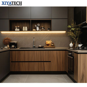 XIYATECH - Juego de Muebles de Cocina de Madera Contrachapada, Diseño Personalizado, Moderno, Acabado Brillante en PVC Blanco, Muebles de Cocina Modulares, 5 Años de Garantía - Product Image 2