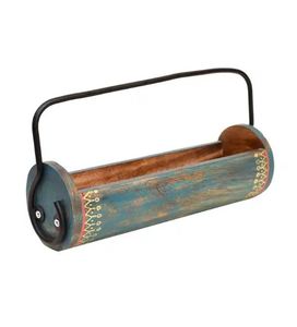 Serveur de collations en bois de la meilleure qualité avec poignée en métal à prix raisonnable avec personnalisation du logo - Product Image 1