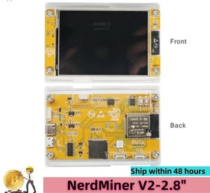 Nerdminer V2 nmminer <span class=keywords><strong>ESP</strong></span> wroom 32 ESP32 phát triển Hội Đồng Quản trị 2.8 inch hiển thị thông minh may mắn thợ mỏ hashrate mô-đun 414kh S BTC thợ mỏ - Product Image 3