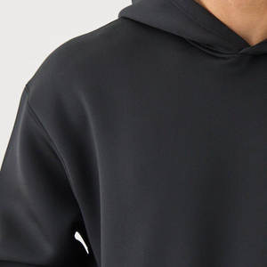 Ensemble deux pièces décontracté pour homme : sweat à capuche et pantalon de survêtement amples en coton 100 %, couleur unie personnalisable - Product Image 4