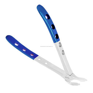 Electricity Half Blue Titanium Coated Hole Design Handle Deep Gripping CE Certified Premium Dental Extracting Forceps Fig 35 - Product Image 5