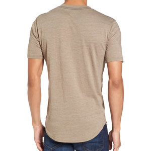 T-shirt col rond homme couleur unie, Logo personnalisé, meilleure vente, prix de gros, T-Shirts homme faits sur mesure - Product Image 2