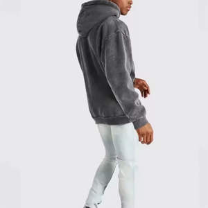 Sudadera con Capucha para Hombre, de Alta Calidad, con Cierre, Color Sólido, Cómoda, Informal, Personalizable en Color y Talla hasta 6XL para Invierno - Product Image 2