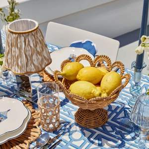 Bol à fruits en rotin naturel avec support pour vaisselle de table et ustensiles de cuisine de haute qualité fabriqués à la main - Product Image 4