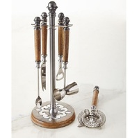 Ensemble de bar écologique en aluminium 4 pièces pour cadeau, outils de bar de haute qualité avec revêtement PVD doré pour la maison et la dégustation de vin