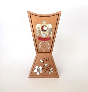 Madre de perla incrustaciones de madera de sándalo religioso Bakhoor quemador decoración del hogar - Product Image 1