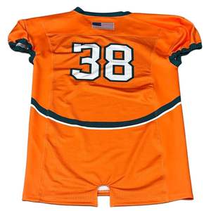 2025 Precio de fábrica Camiseta de fútbol americano más vendida Ropa DEPORTIVA UNIVERSITARIA personalizable Transpirable con mangas cortas - Product Image 4