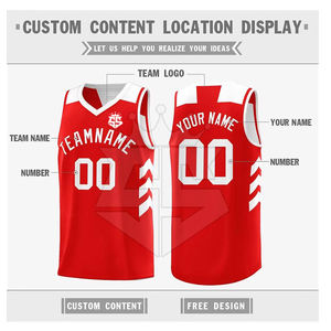 Uniforme de baloncesto reversible de nuevo diseño personalizado, uniforme de baloncesto reversible de nuevo diseño de alta calidad - Product Image 2