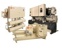 Unité de refroidissement centrifuge refroidie à l'eau certifiée AHRI Trane avec compresseur à vis, réfrigérant R134a, capacité de refroidissement de 879-3868 kW