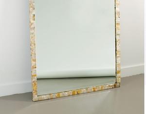 Espejo de Pared Rectangular Moderno, Ecológico, Hecho a Mano, con Incrustaciones de Nácar, Color Personalizado, para Bodas, Sala de Estar, Dormitorio - Product Image 6