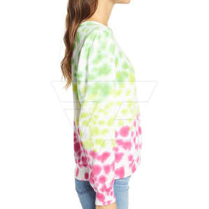 เสื้อสเวตเตอร์คอกลมสำหรับเด็กผู้หญิงเสื้อลำลองสำหรับฤดูหนาวพิมพ์ลายออกแบบได้ตามต้องการมีโลโก้ด้านหน้าแบบสวมหัว - Product Image 2