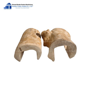 Escondites de reptiles de madera natural de Java Cuevas de mascotas de madera de café certificadas FSC - Product Image 5