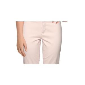 Calvin Klein Women's Blush Denim Mid-Rise Straight Leg <b>Jeans</b> Breathable Gothic High Street Utility <b>Elastic</b> <b>Waist</b> Button Size 12 - Product Image 2