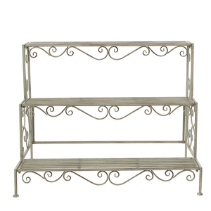 Soporte escalonado <span class=keywords><strong>de</strong></span> Metal para plantas, <span class=keywords><strong>escalera</strong></span> <span class=keywords><strong>de</strong></span> 3 niveles para repisa <span class=keywords><strong>de</strong></span> plantas en maceta, para interior y exterior - Product Image 3