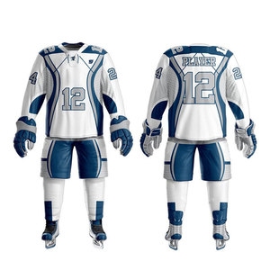 Uniforme Profesional de Hockey sobre Hielo con Material de Poliéster Ligero y Transpirable para Deportes de Competición - Product Image 1