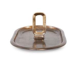 Exclusivo lujo aluminio oro latón antiguo Metal decorativo servir bandejas cuenco hecho a mano característica para fiestas - Product Image 3