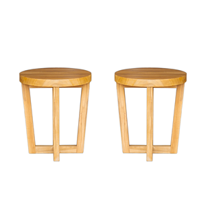 Table d'appoint en teck massif, écologique, minimaliste, table d'appoint en bois naturel pour salon, hôtel, maison, meubles - Product Image 3