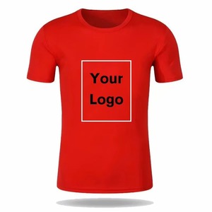 Camiseta deportiva de secado rápido con logotipo 3D personalizado para hombre/mujer, camiseta de manga corta para correr y gimnasio - Product Image 1