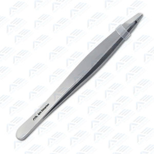 Instruments de soins de beauté inclinés pour les soins personnels Pince à épiler antistatique personnalisée en acier inoxydable - Product Image 4