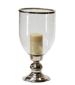 Lanterne ronde en aluminium couleur cuivre, faite à la main, durable, écologique, porte-bougie pour décorations de mariage de Pâques - Product Image 3