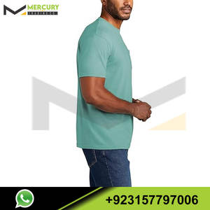 Comfort Colors Camiseta de manga corta con bolsillo para adultos Color sólido Manga corta Tallas grandes Camisetas para hombres Venta al por mayor Top a granel para hombres - Product Image 3