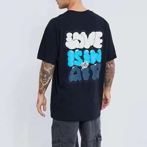 Street Wear Hombres Puff Impresión Camisetas de alta calidad 3D Última moda Precio al por mayor Puff Imprimir Camisetas para Unisex - Product Image 4