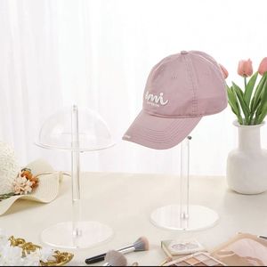 2025 precio de fábrica moderno acrílico transparente sombrero independiente estante de exhibición sombrero de béisbol organizador para tienda de casa para - Product Image 4