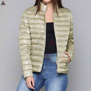 Fabriqué en usine nouveauté femmes doudoune tricoté hiver extérieur respirant coupe-vent à la mode tissu confortable - Product Image 4