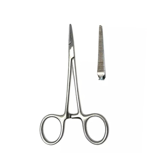 Fórceps para mosquitos Halstead de la mejor calidad, acabado satinado, abrazadera recta de 4,5 pulgadas, fórceps médicos de acero alemán para cirugía - Product Image 6